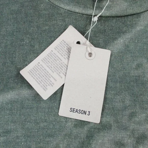 YEEZY Season 3 Camo Shirt Adult XL Green Long Sleeve Oversized Zipper Pocket NWT - Picture 3 of 11